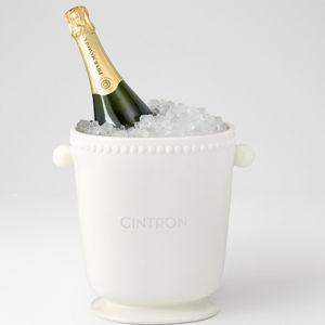 "Cintron" Beaded Ceramic Wine Bucket