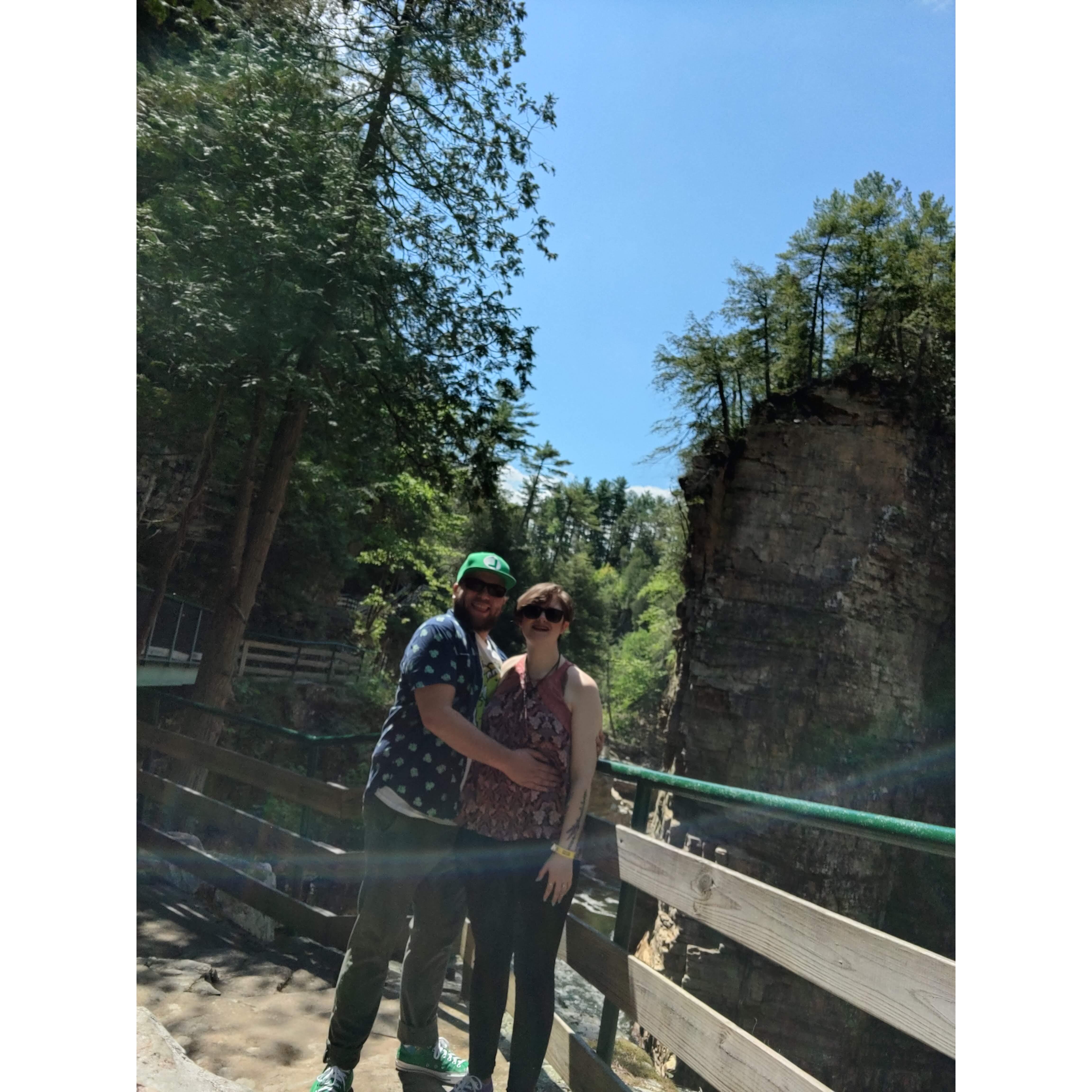 Anniversary trip to Ausable Chasm, 2021