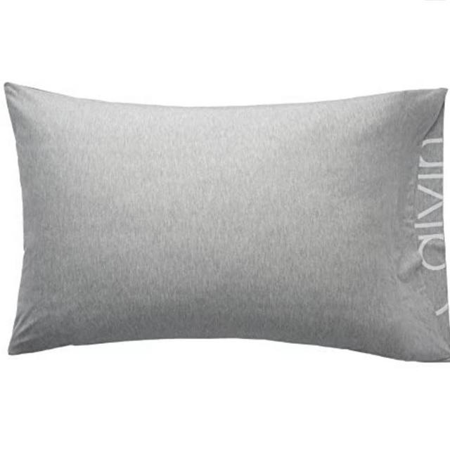 Calvin Klein Home Modern Cotton Body, King Pillowcase Pair, Grey, 2 Piece