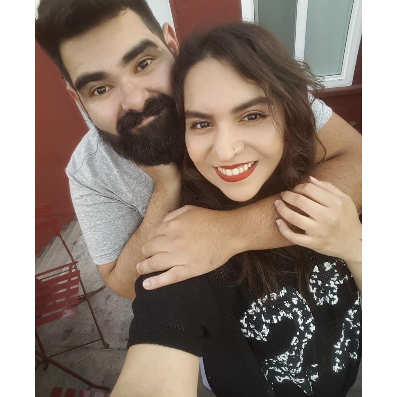 We met on Tinder in November of 2017. In February of 2018, we made our relationship official.