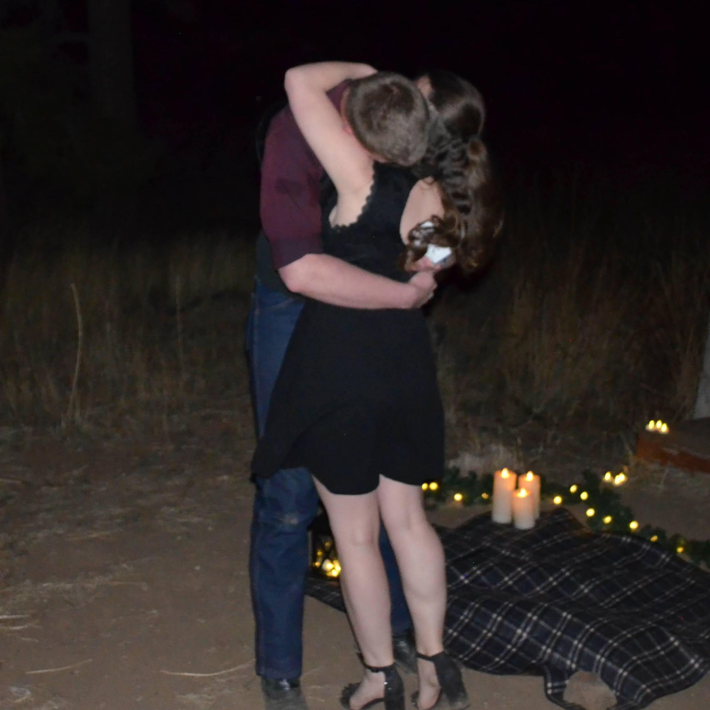 She said "yes!"