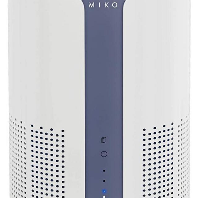 Miko Air Purifier for Home Air Filtration Efficiency, Multiple Speeds, Quiet, H11 True HEPA Filter Removes 99.97% of Hair, Fur, Dust, Bacteria, Viruses, Mold, Pollen, Allergens, Odor, 400 Sqft