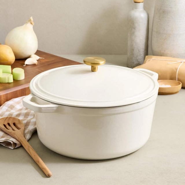 Enameled Cast Iron 6.5QT Dutch Oven