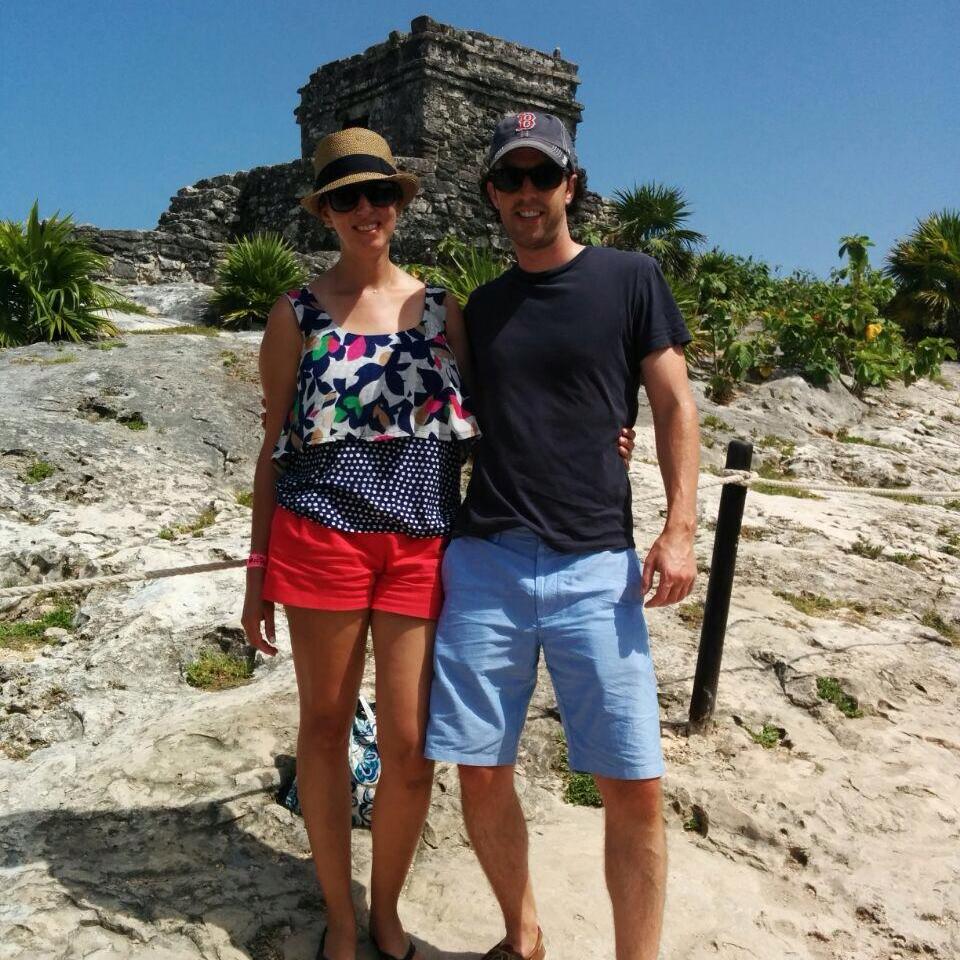 First trip together to Riviera Maya.  (August 2014)