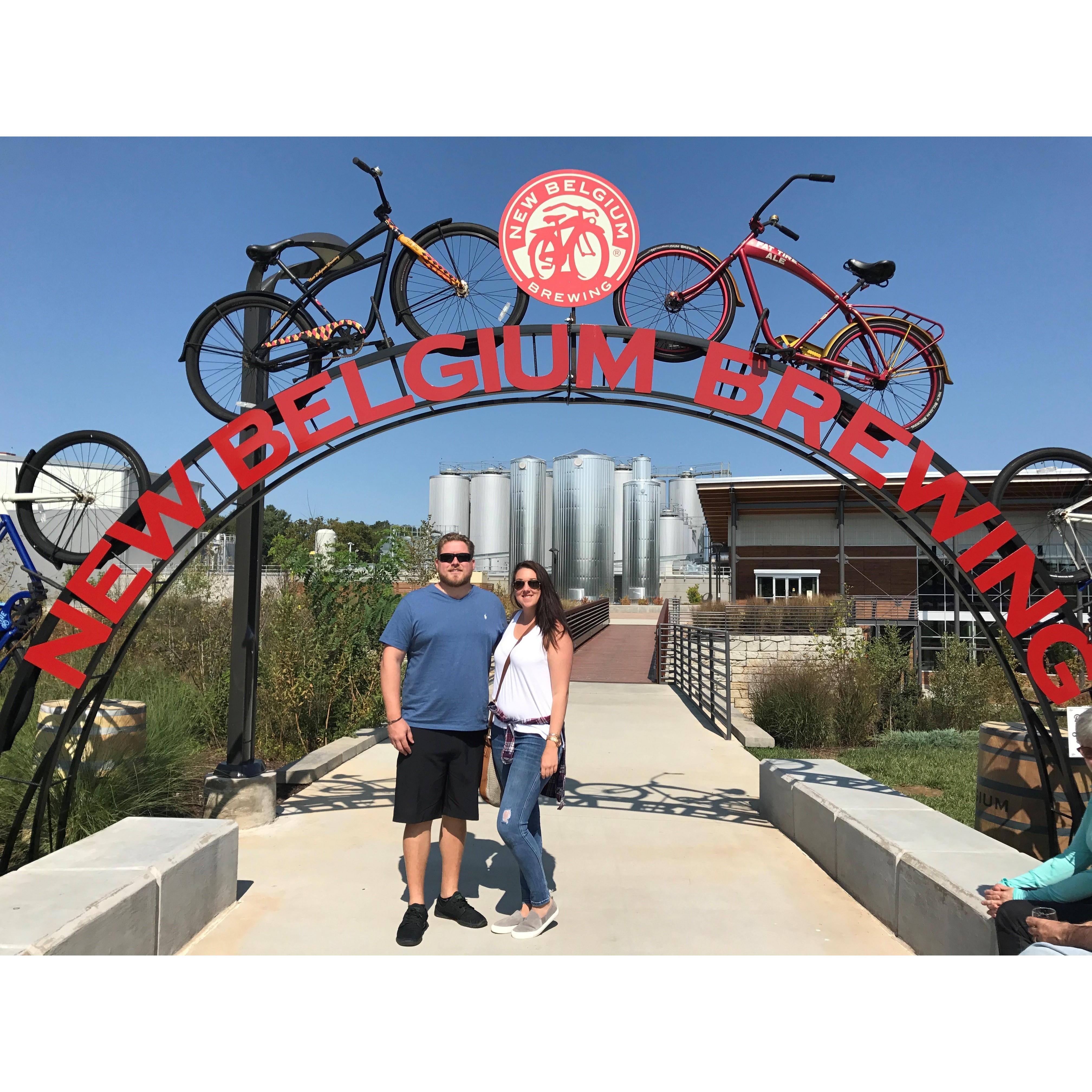 Our first trip as a couple was to Asheville, North Carolina ( can you tell we like beer?). Loads of fun with lots of beer tours, southern food and craft beer