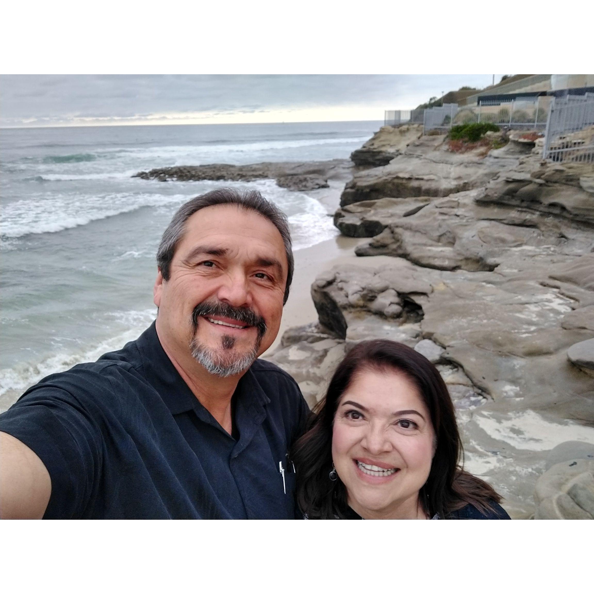 This is Del's favorite beach in La Jolla "Wind and Sea"