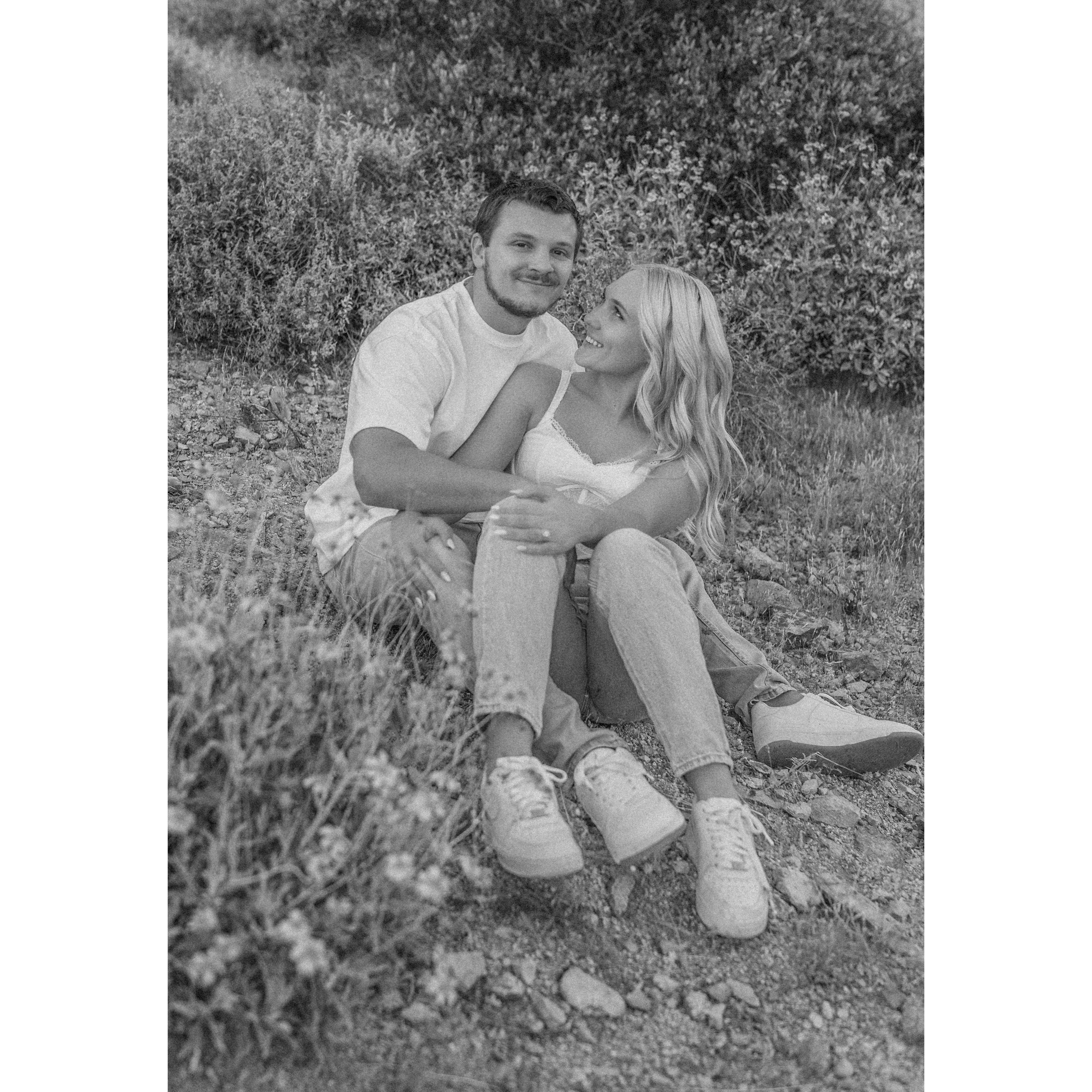 Engagement Shoot taken near the Superstition Mountains in Arizona - April 2024