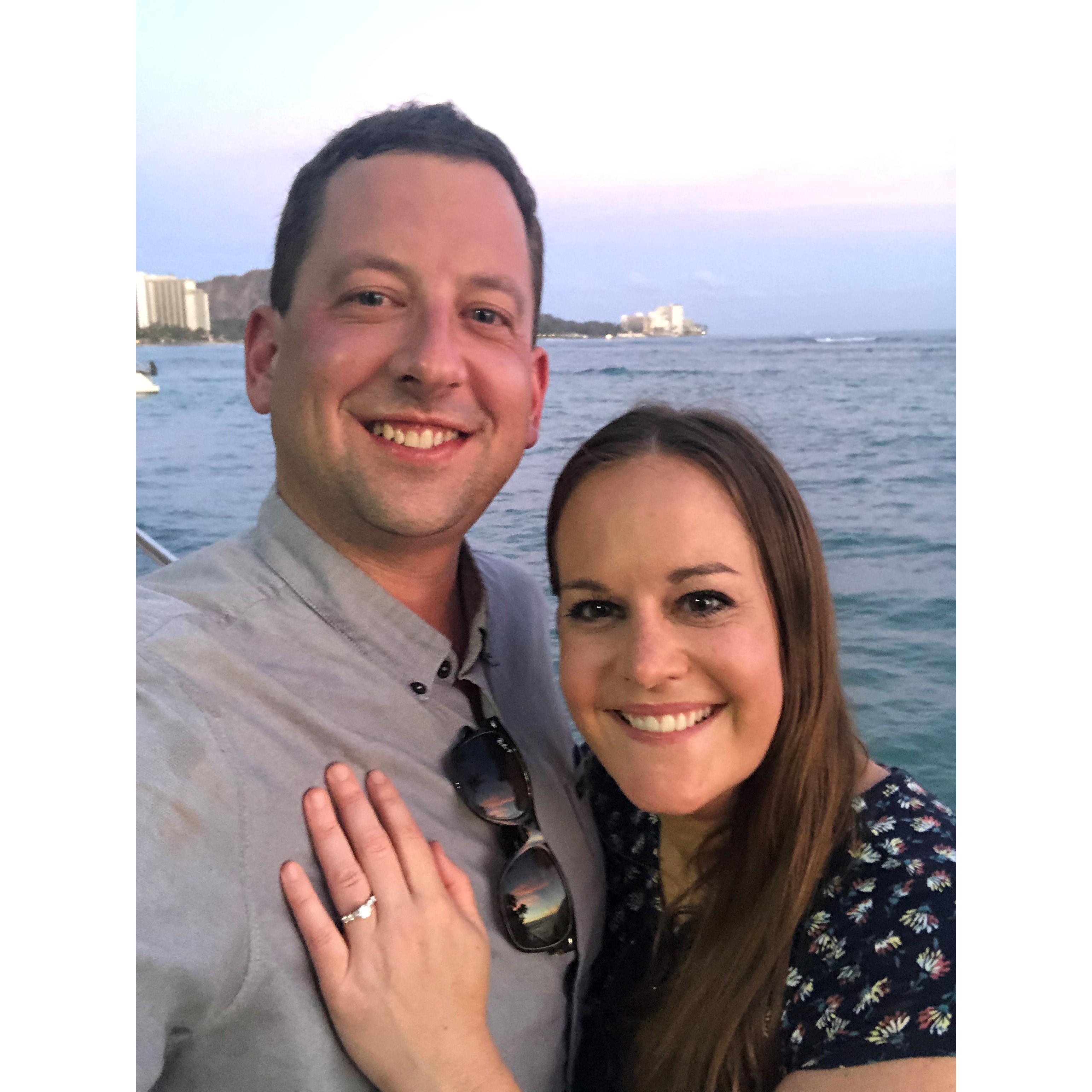Engaged in Hawaii!