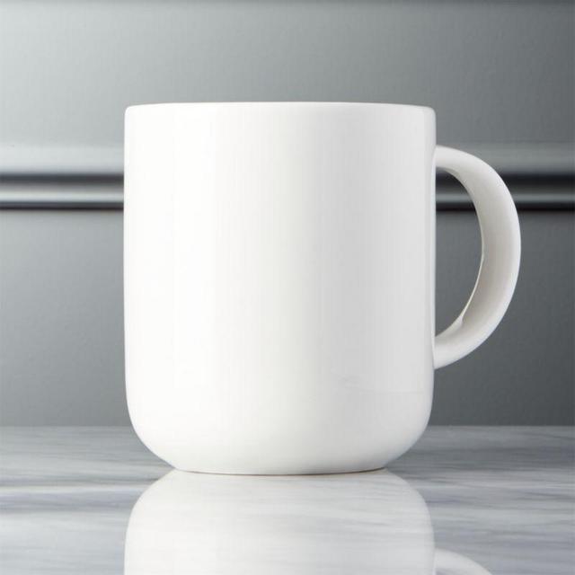 Contact White Mugs Set of 8