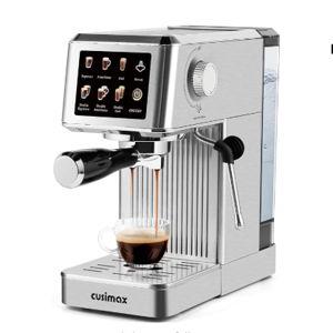 CUSIMAX Espresso Machine with Steam Milk Frother, Espresso Coffee Machine