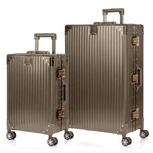 Elite Aluminum 2-Piece Luggage Set