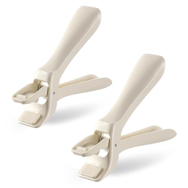 2-Pack Hot Plate Gripper Tongs for Safely Handling Hot Plates, Bowls, Pizza Pans, Air Fryers, and Microwave Oven Dishes