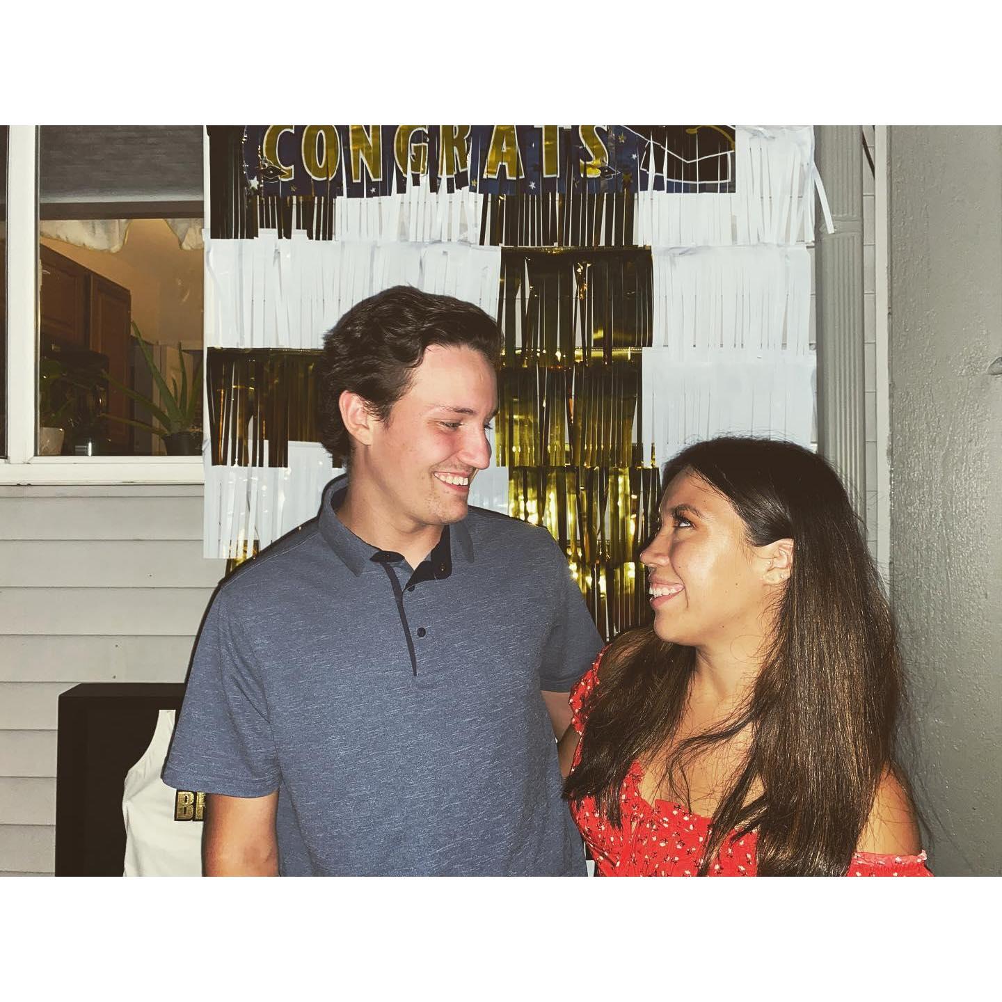 2020 - The year we started dating. We both graduated college during the global pandemic