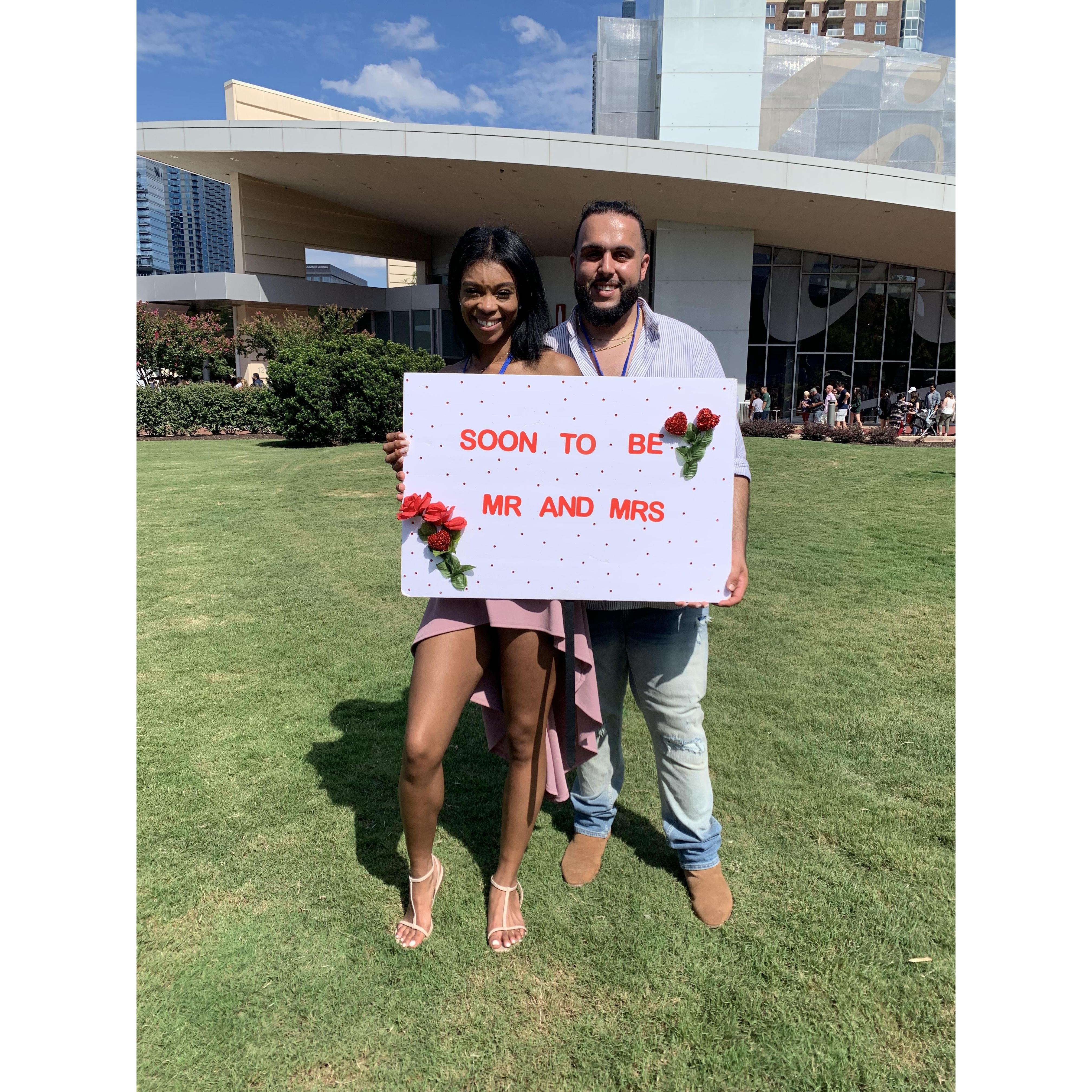 I said YES!