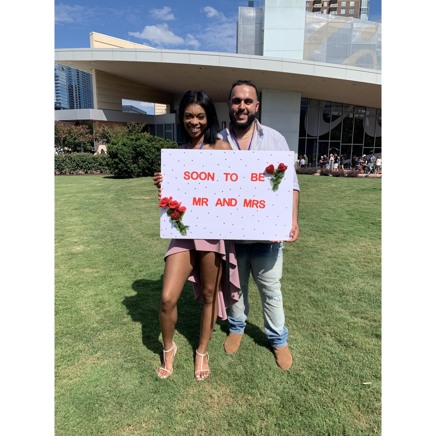 I said YES!