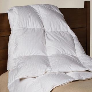 Deluxe Hypoallergenic Down Alternative Windowpane Comforter