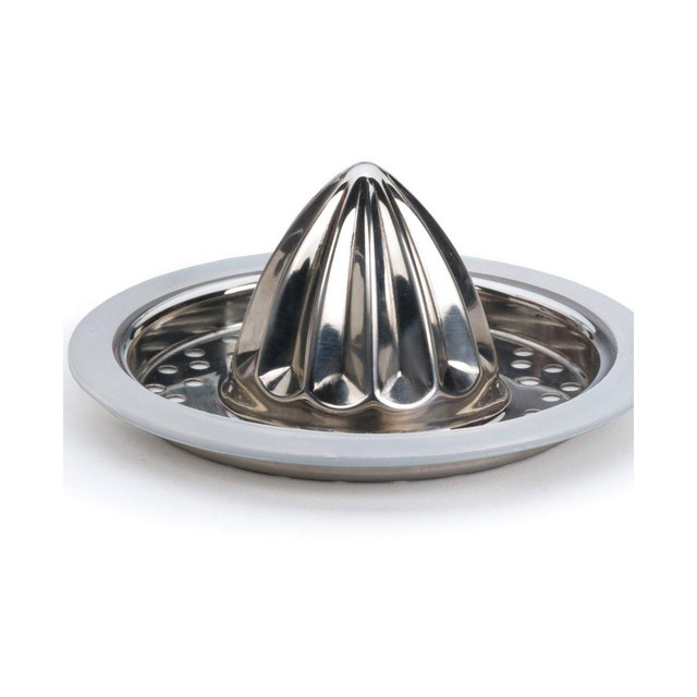 RSVP International Endurance Stainless Steel Silicone 5x3" Citrus Juicer