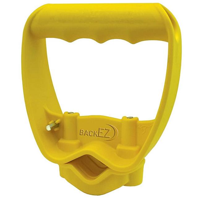 Back-Saving Tool Handle Attachment, Labor-Saving Ergonomic Shovel, or Rake Handle Add-on, Yellow