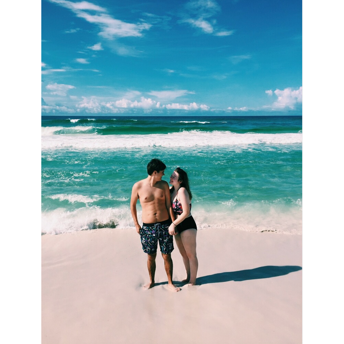 Trei's first time seeing the ocean!