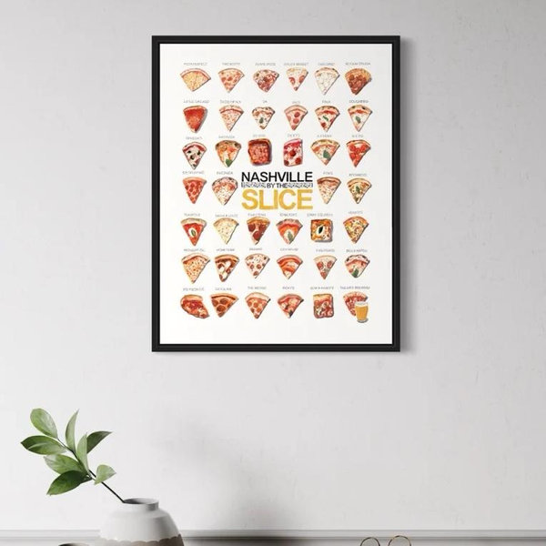 NASHVILLE PIZZA Print 17” x 22”
