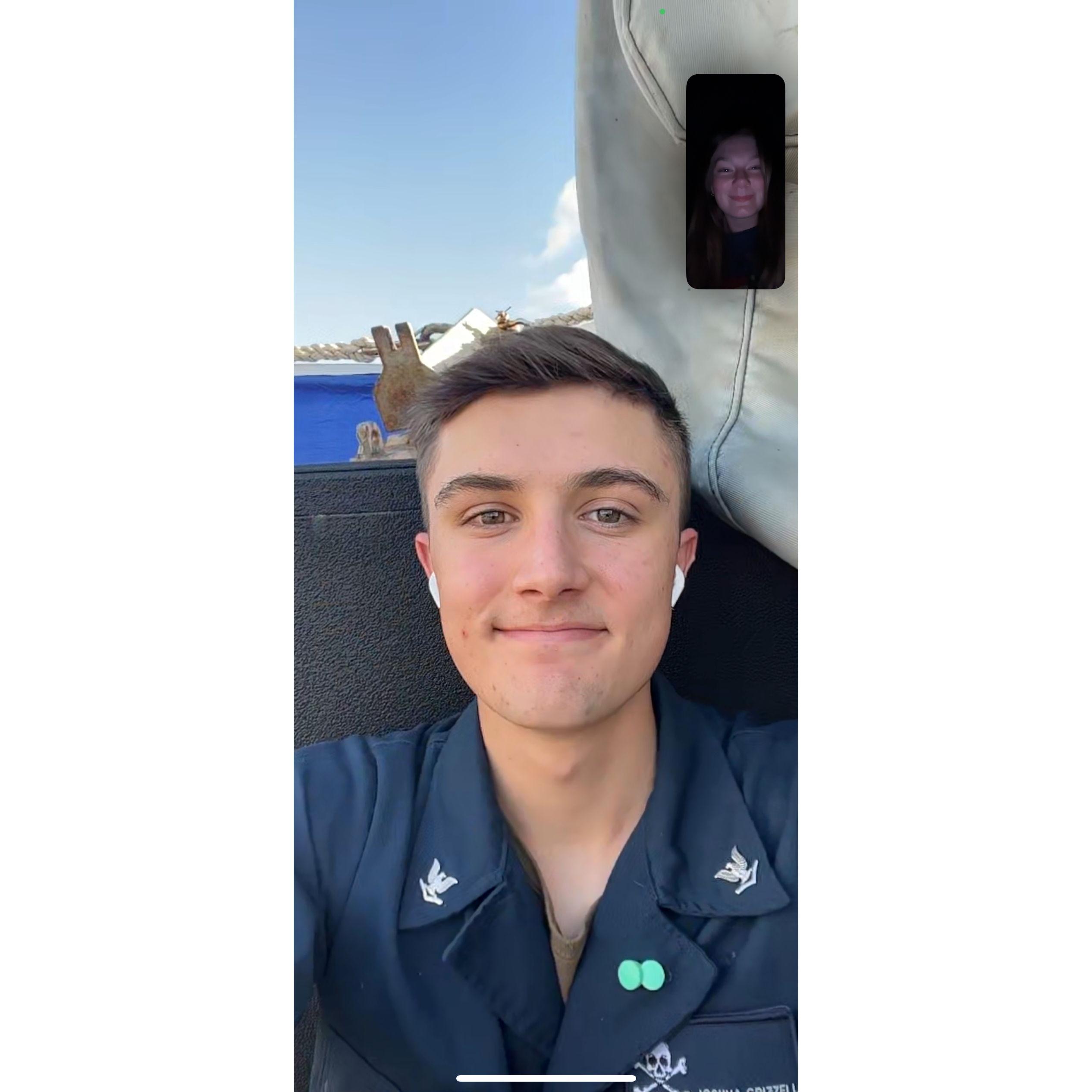 Then we endured our first underway...2 weeks turned into 4 months