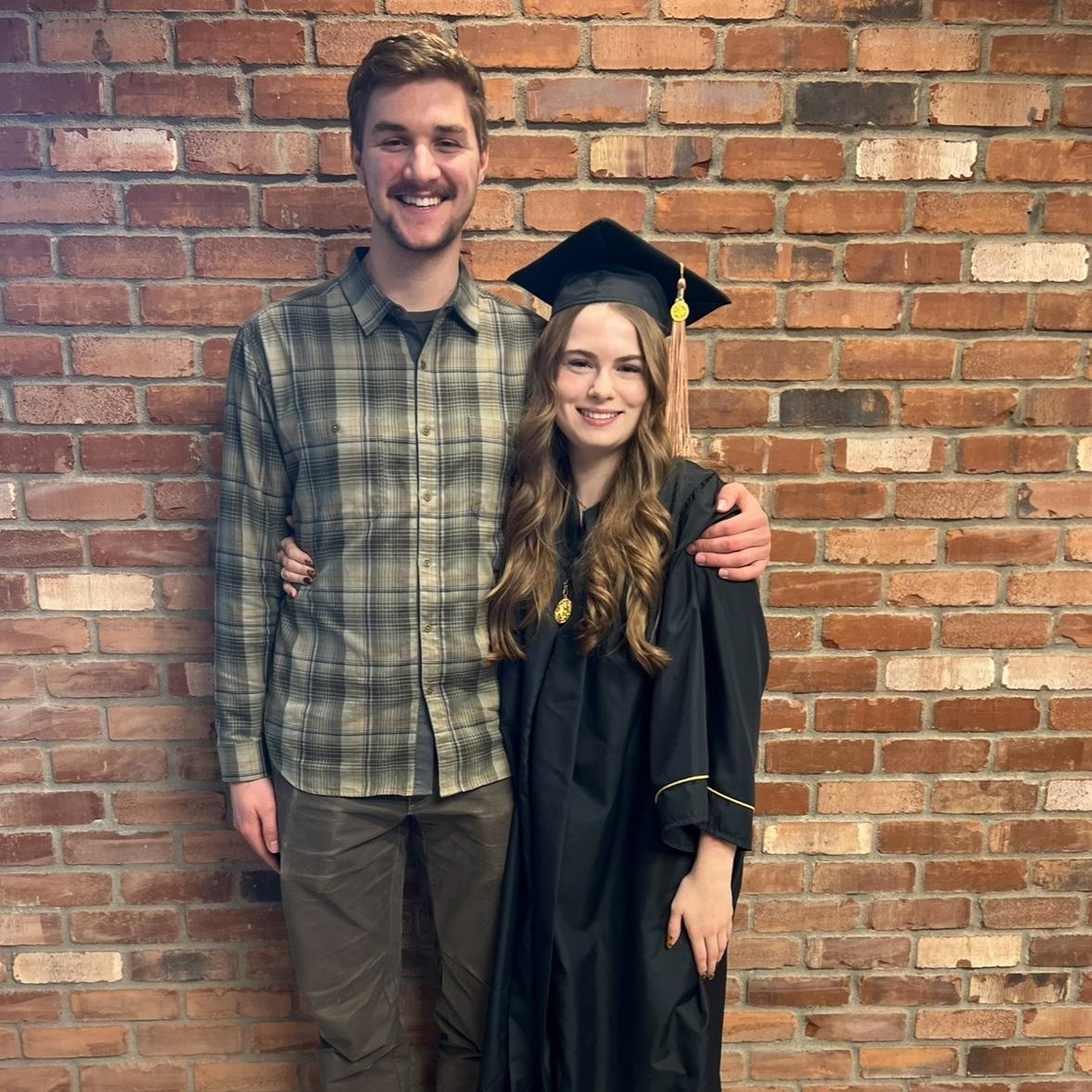 Nyah's college graduation, December 2023.