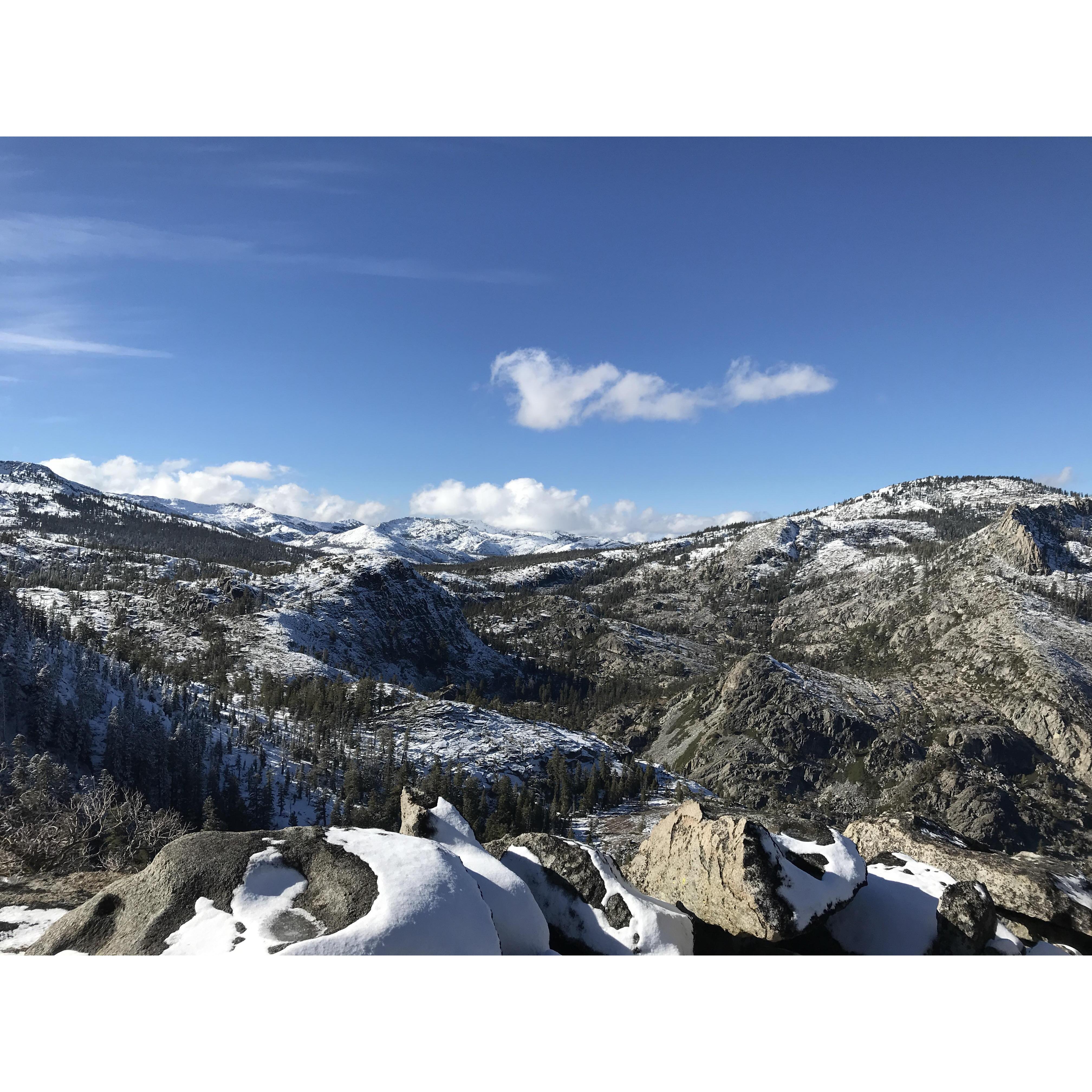 Our most epic, snowy hike in Lake Tahoe