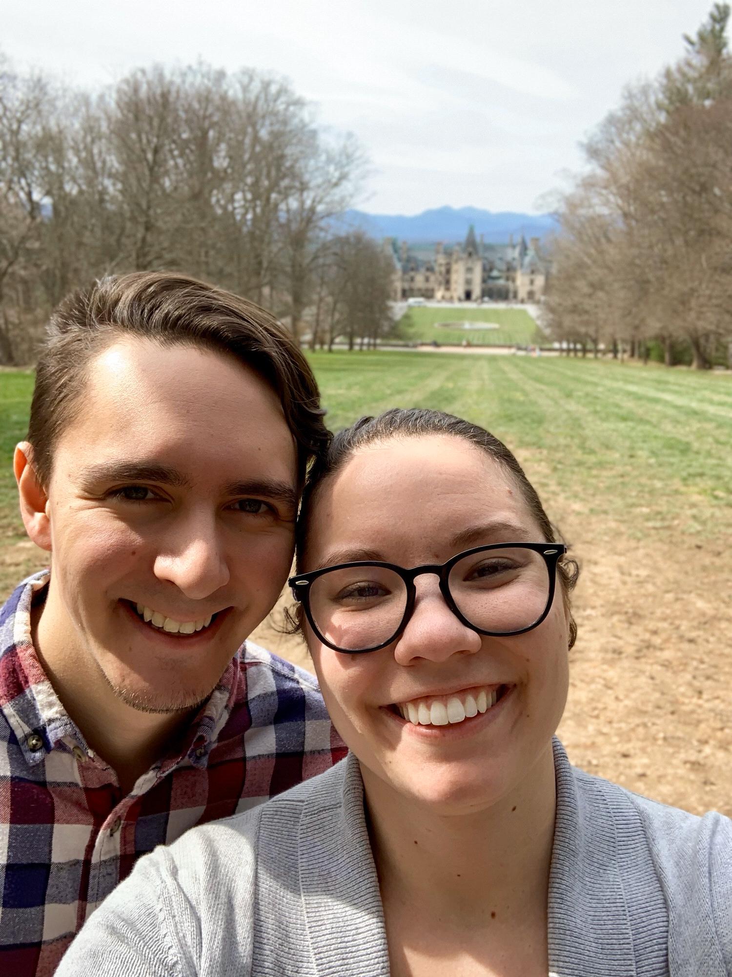 Sam and Hope at the Biltmore Estate!