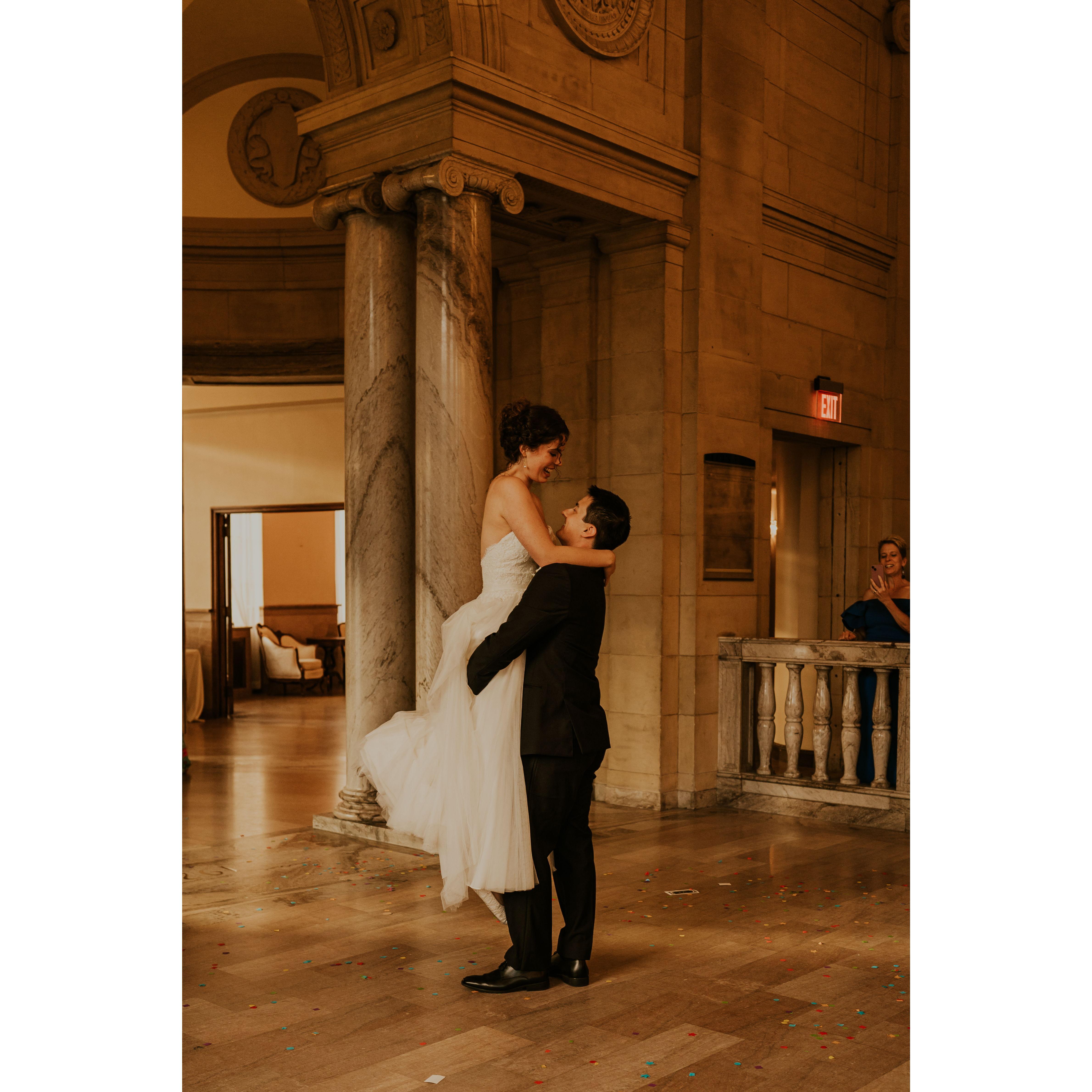 Our first dance