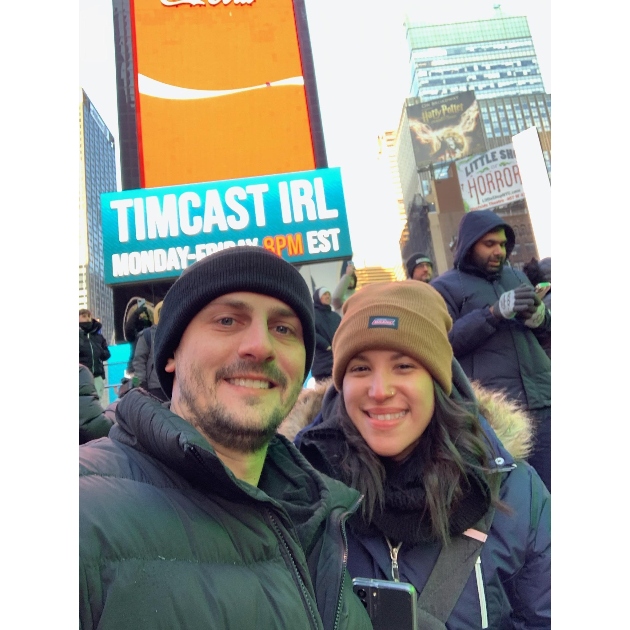 Mike's first trip to the motherland- NYC