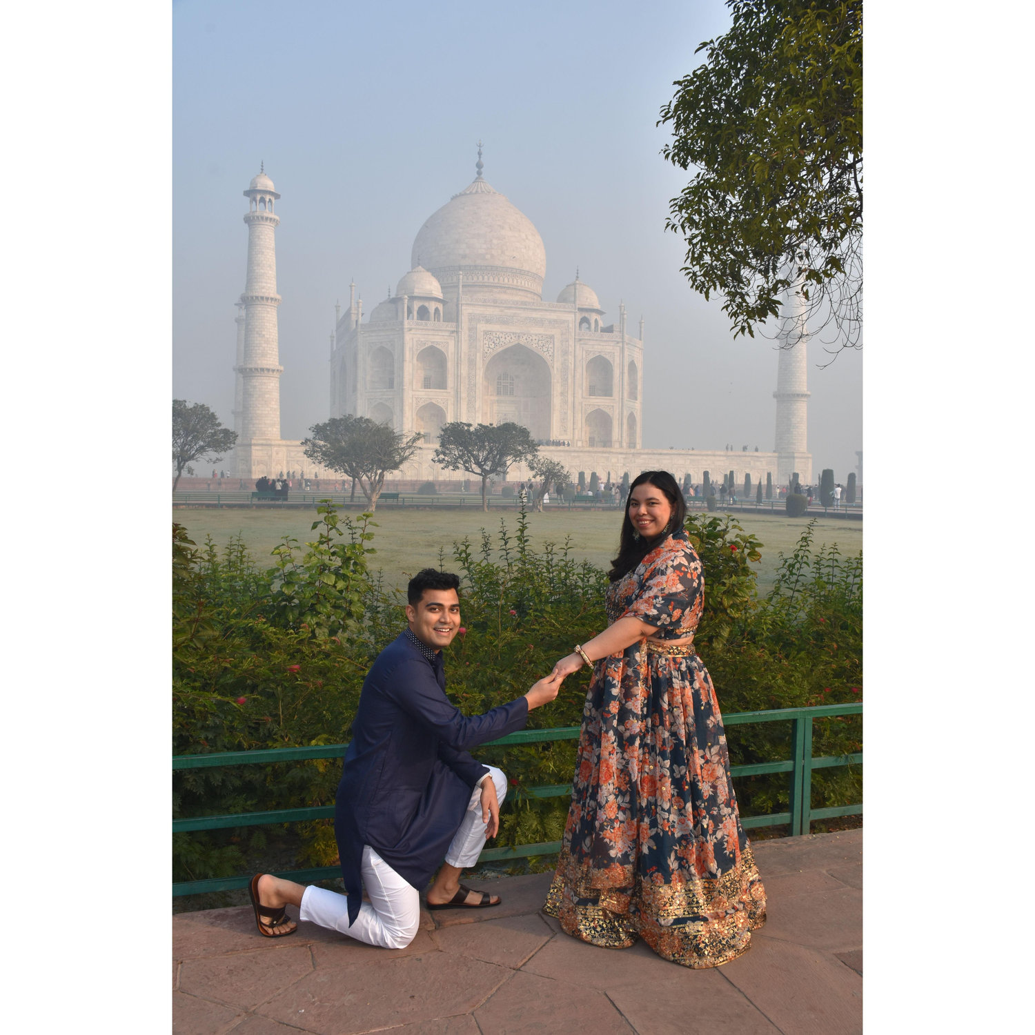 Visiting the Taj Mahal