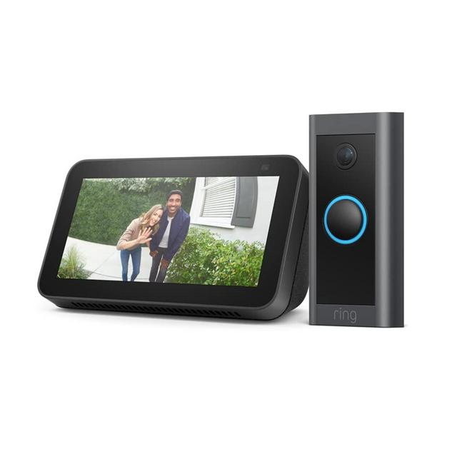 Ring Video Doorbell Wired bundle with Echo Show 5 (2nd Gen)