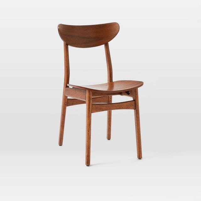 Classic Café Wood Dining Chair, Walnut, Set of 2