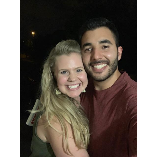 The night Katherine and I officially became a couple!