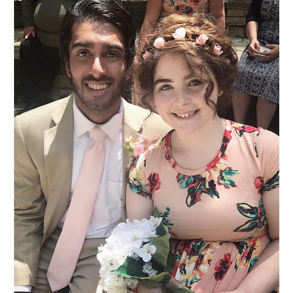 When we were a bridesmaid and a groomsmen together