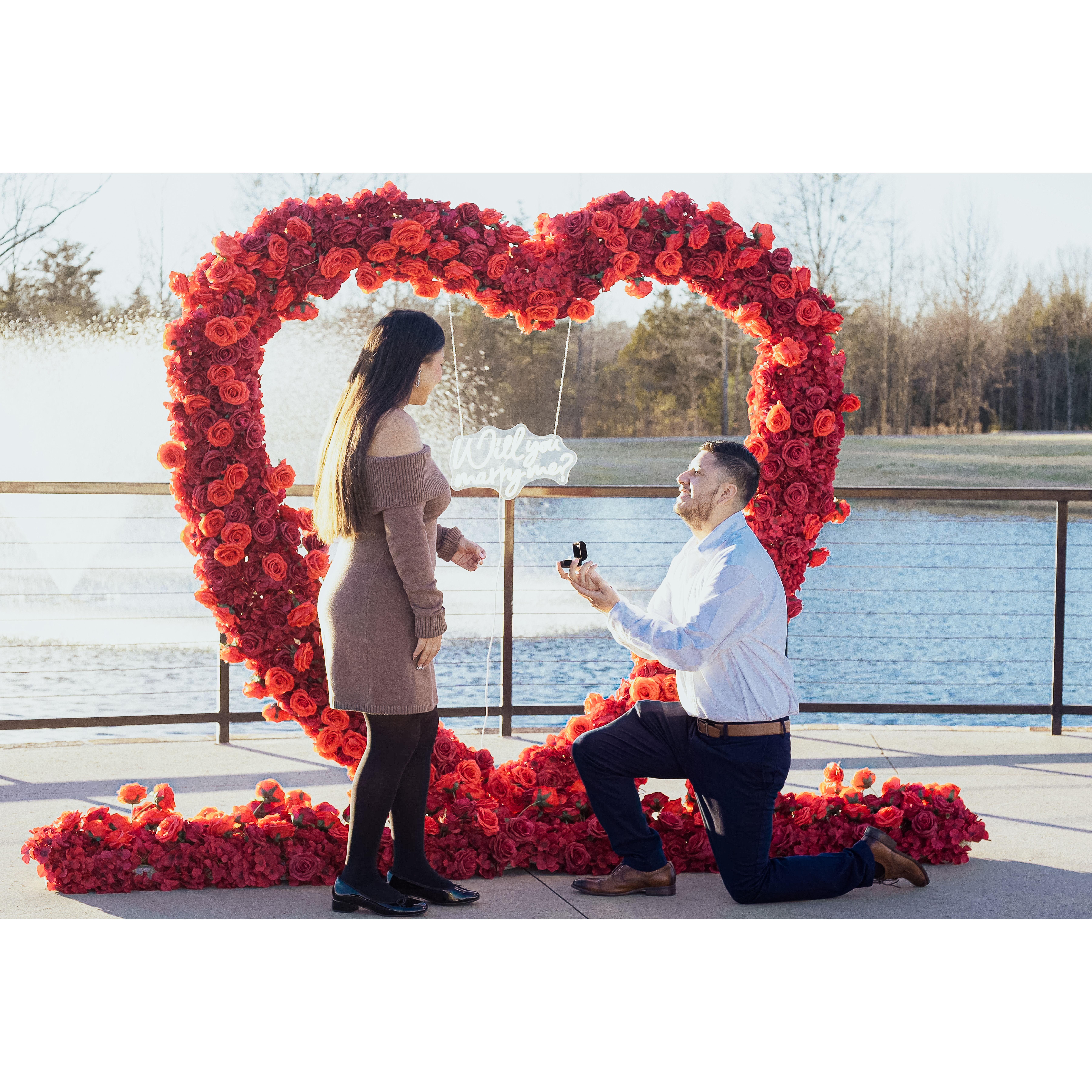 The day we became engaged