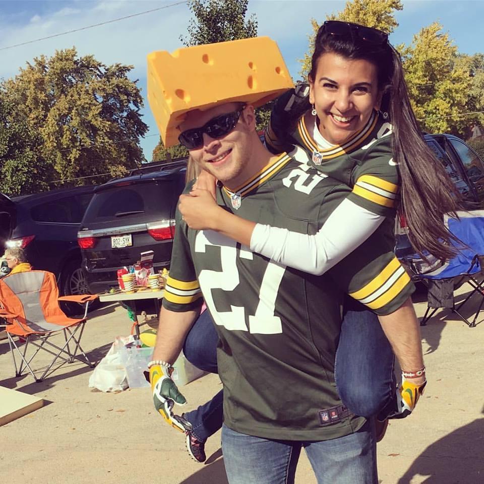 Our first "Home" game in Greenbay, Wisconsin. We take football and the Packers very seriously!