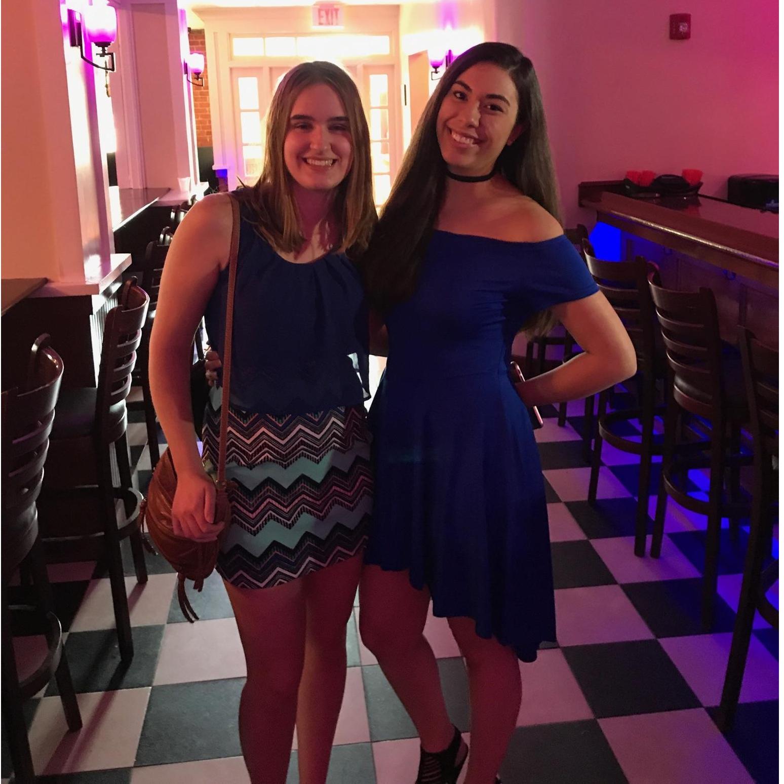 Andrea and Kiana my Maid of Honor