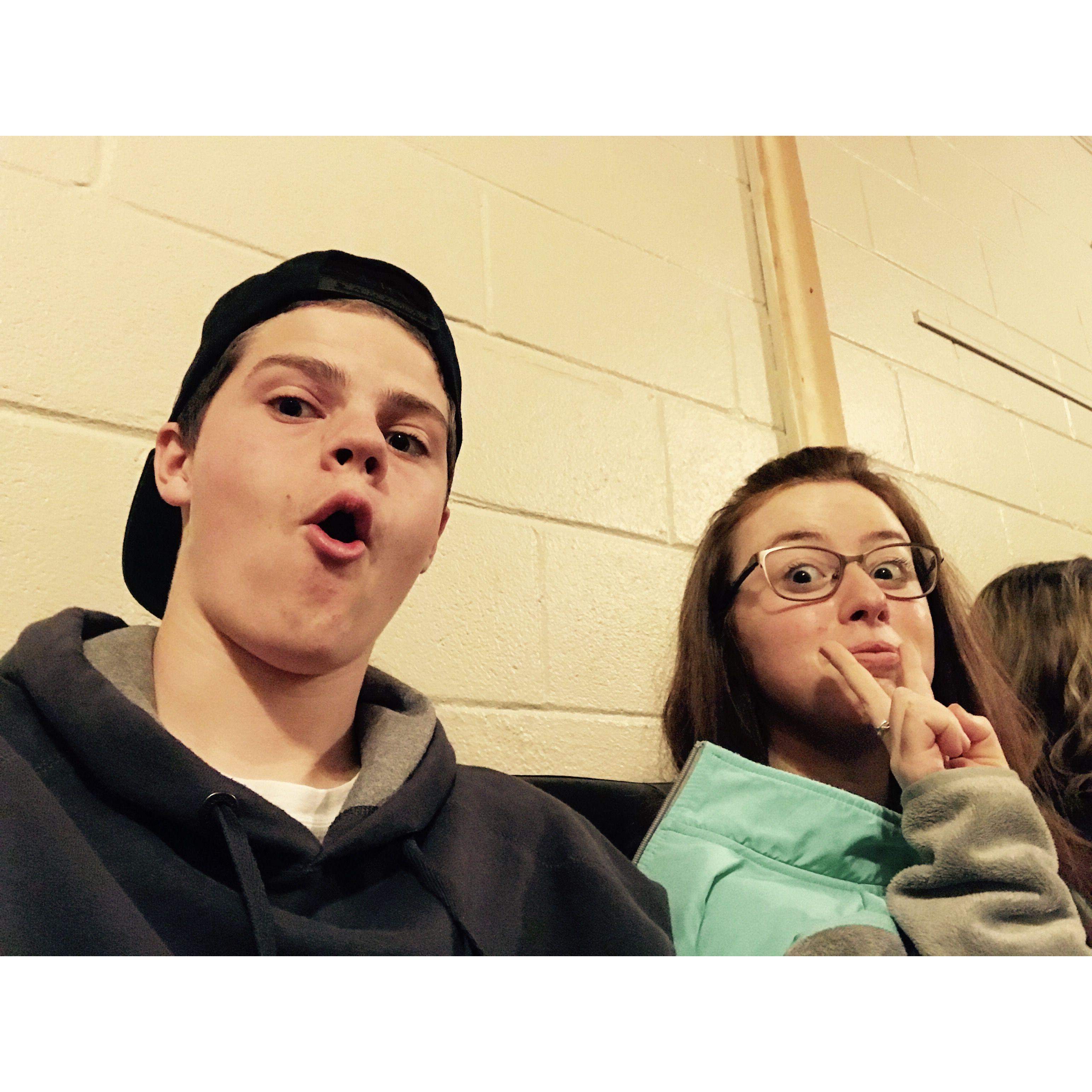 Our first picture together