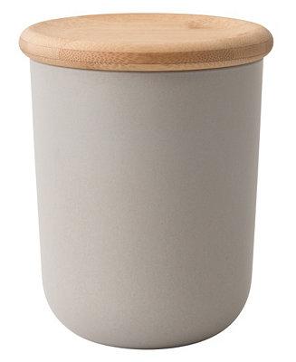 Leo Collection 5.3" Bamboo Covered Canister
