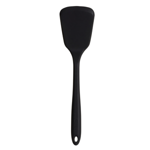 GIR Get It Right Silicone Turner - Non-Stick & Heat Resistant Tool for BBQs & Cookouts - Lifts, Flips & Transfers Heavy Food - 13 Inch - Black Silicone Spatula for Cooking - Kitchen Spatula