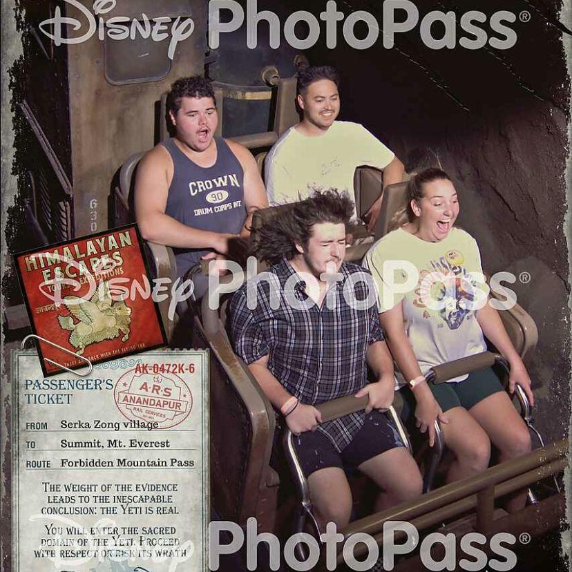This photo was taken from our trip to disney with Leanne and Wesley!