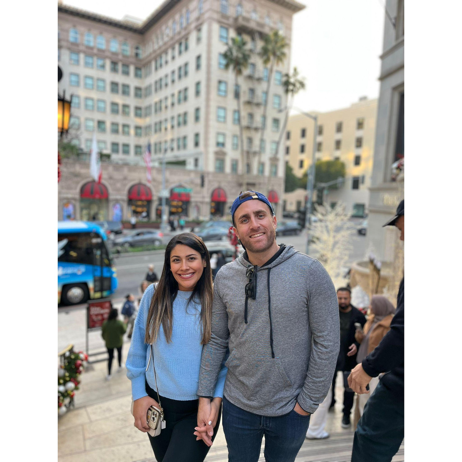 Visiting family and seeing the sights of LA. Falling in love in the City of Angels!