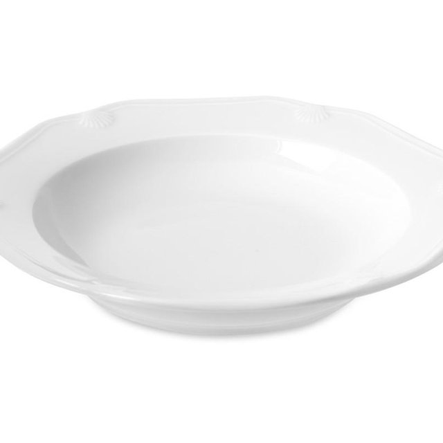 Eclectique Soup Plate, Each, White
