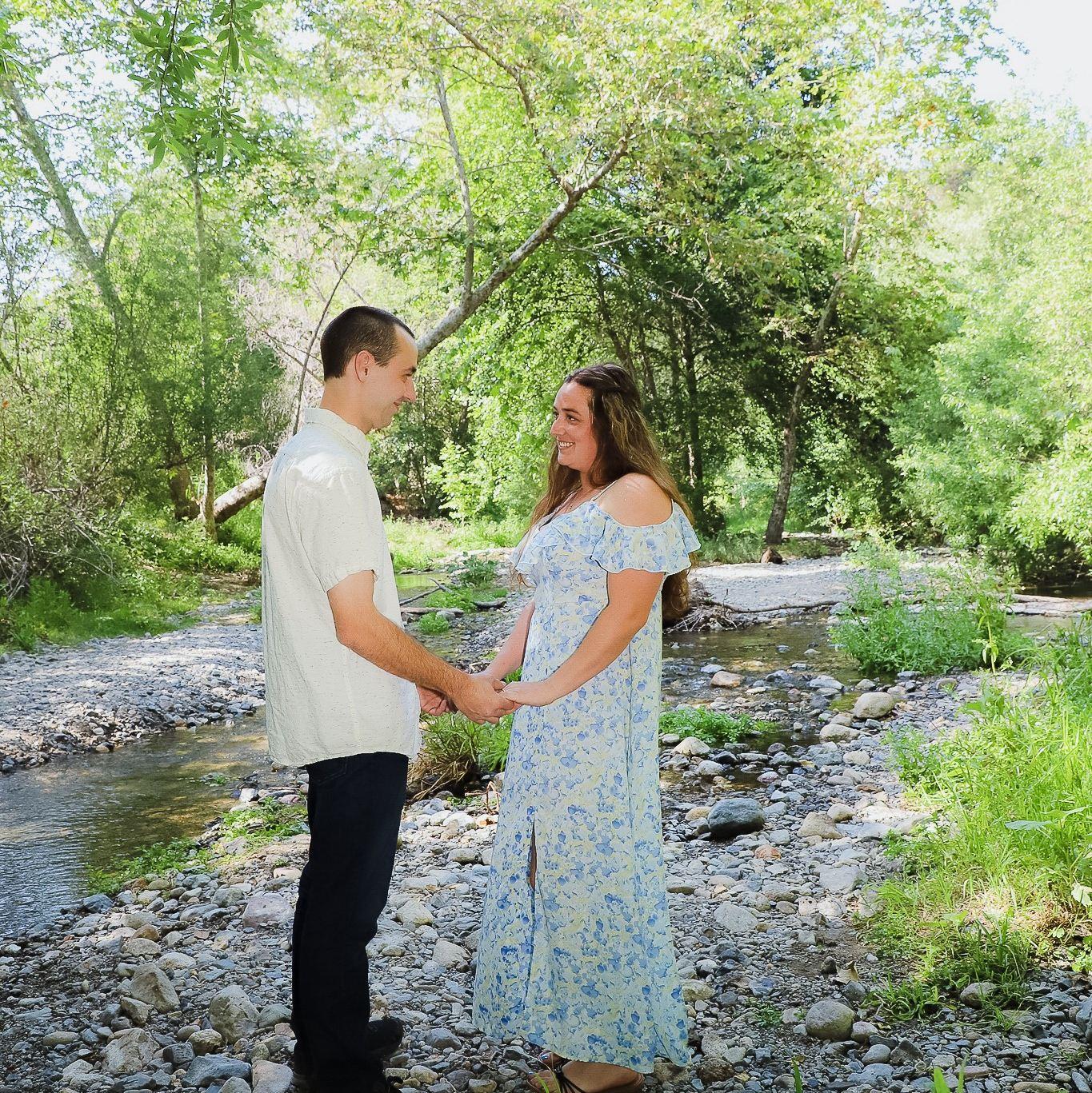 Creek Engagement Photos - 5.1.22