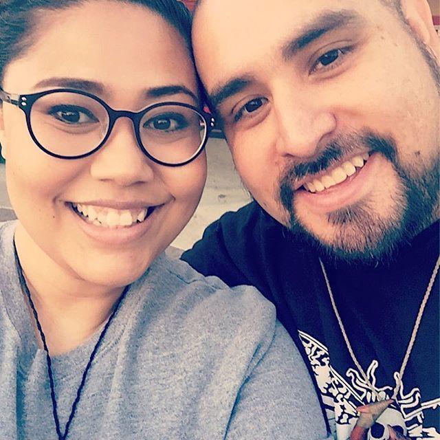 Our first photo together!