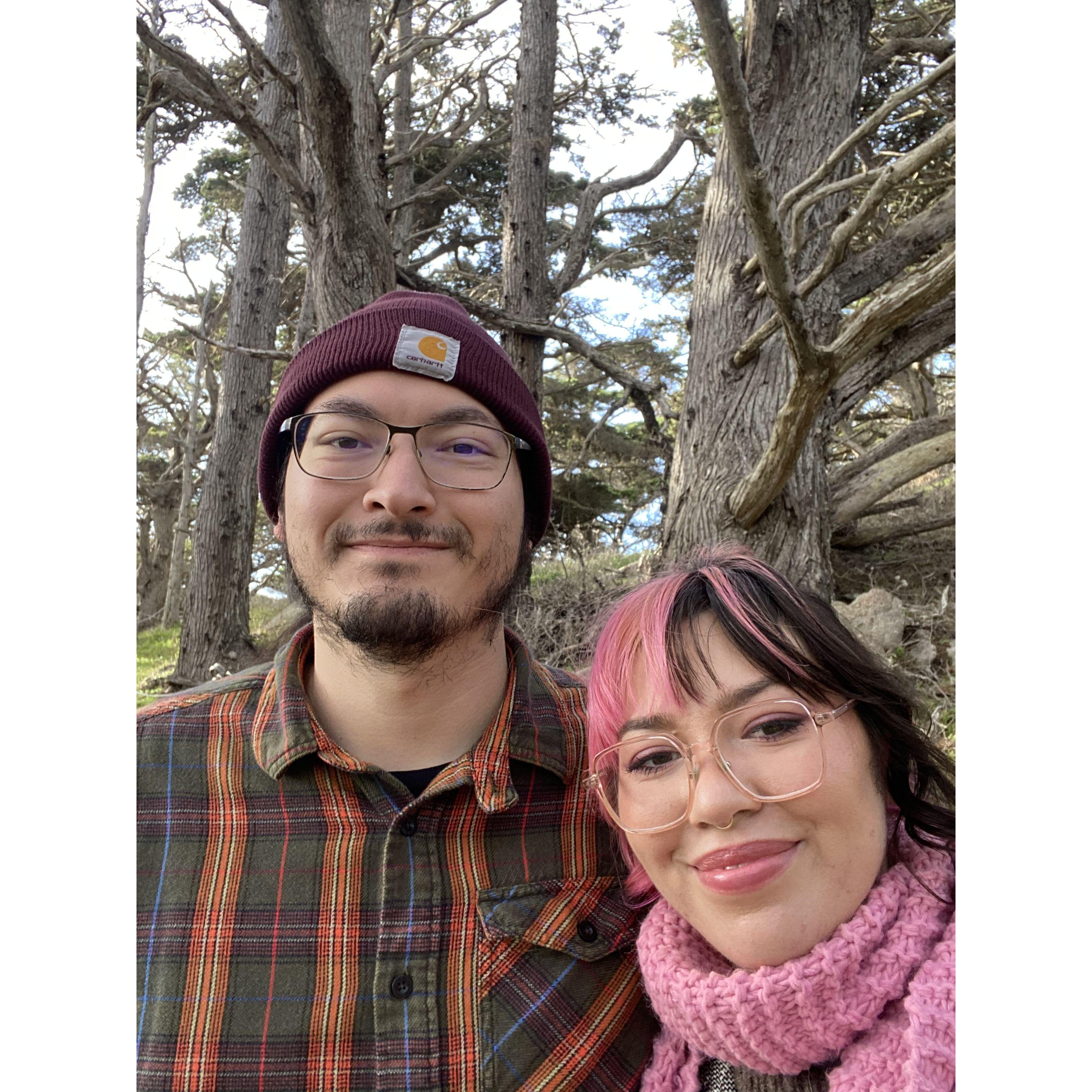 Valentines Day date in Point Lobos Natural Reserve 2024