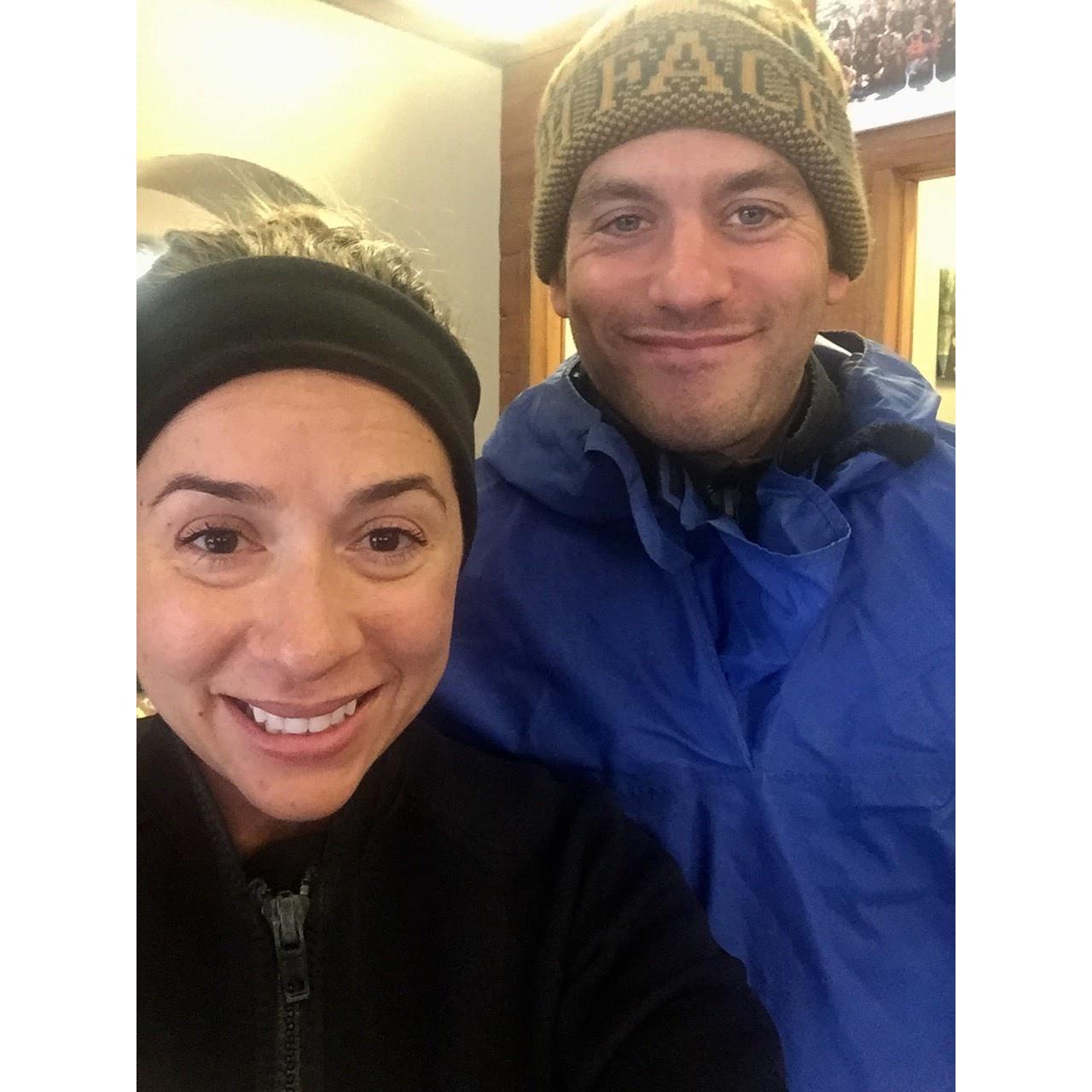 Pre-white water rafting in Jackson Hole (we'll spare you the post rafting pics)