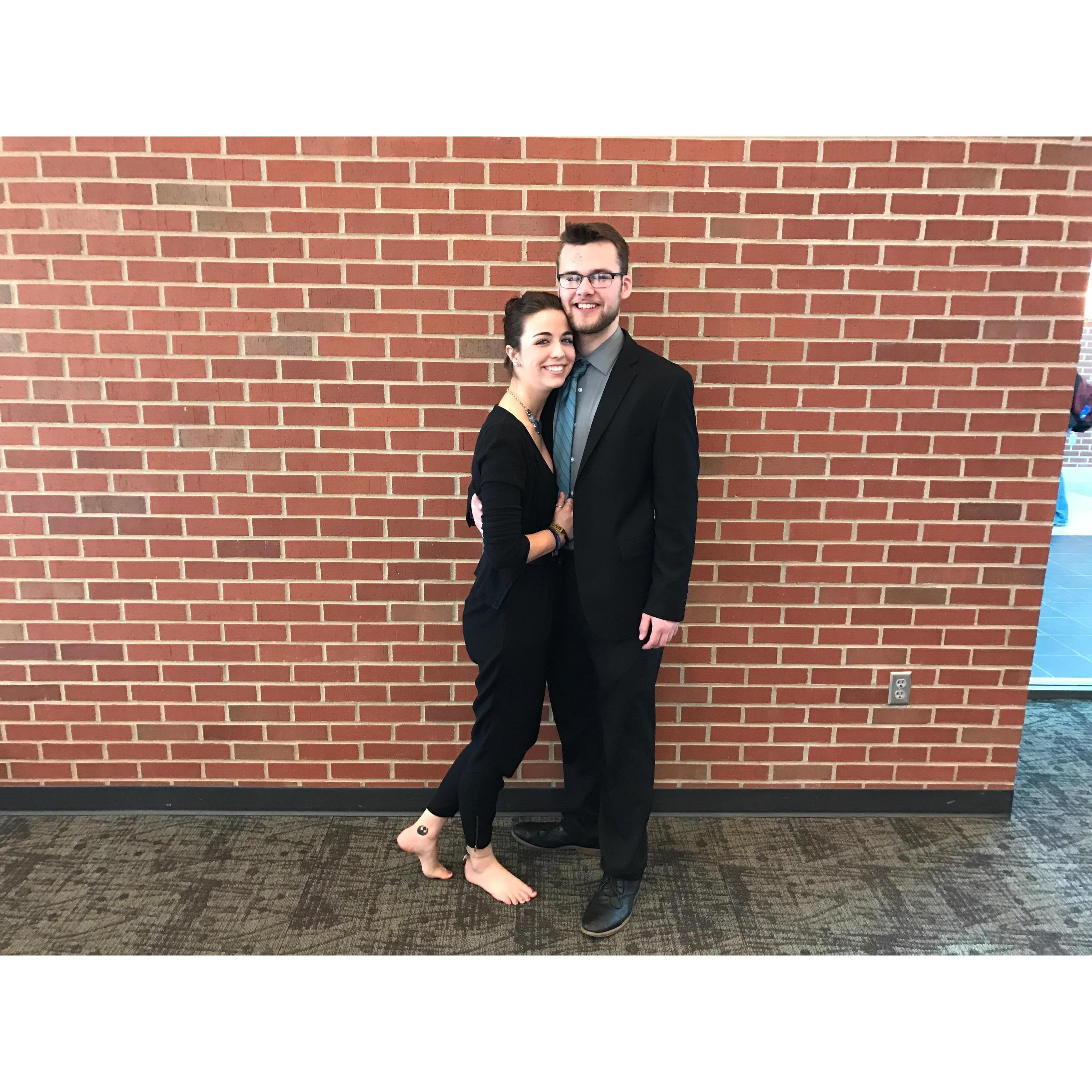It was a blast being in the same jazz group for three years!
