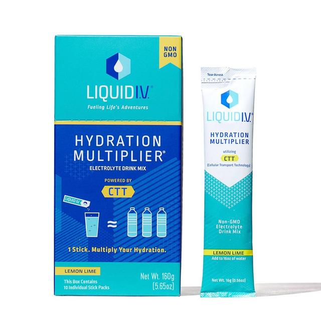 Liquid IV Hydration Multiplier - Lemon Lime - 10ct/0.56oz